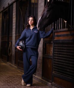 "Chemtrails" - Matching Mockneck Set with wide leg pants