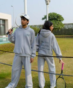"Court Classic" - Matching Hoodie Set with wide leg pants