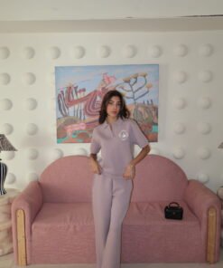 The "Swan Lake" Set - Matching Polo Set with wide leg pants